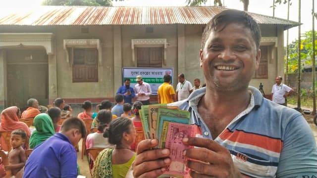 Farmer received payout